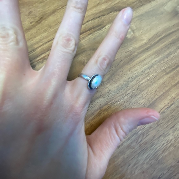 Pearl and sterling silver ring - Picture 3 of 9